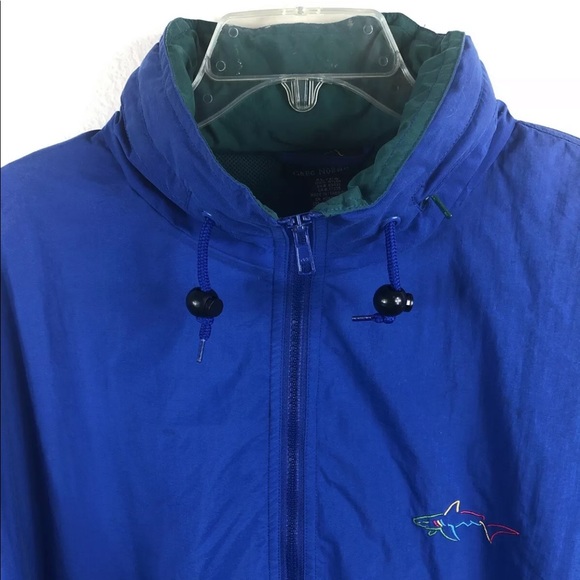 Greg Norman Vintage Windbreaker Rain Jacket XL - Picture 2 of 12